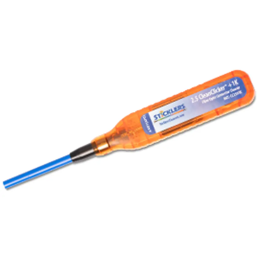 Sticklers 2.5mm CleanClicker (SC) + 1k Fibre Connector Cleaner